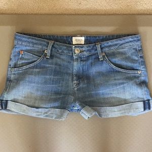 Soft jean shorts